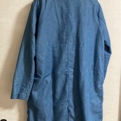 デニムチェスターコートの画像
