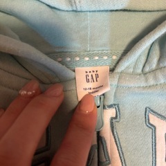 GAP 12-18month パーカー　80cm 水色の画像