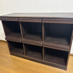 マルチディスプレイラック  3列2段 マガジンラック モダン　壁面収納 ラック本棚ブックシェルフデザイナーズキャビネットの画像