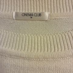 ニット　白　Mの画像