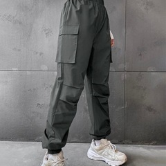 ☆ フラップポケットサイド ジョガーパンツ ☆ Lの画像