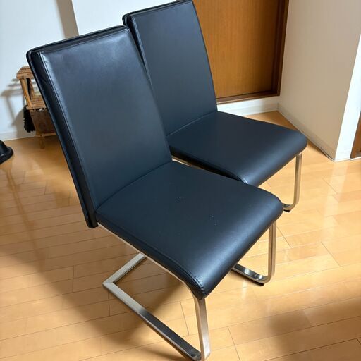 【お引き取り限定】ダイニングチェア2脚　11/4-11/15限定出品 引き取りに来ていただける方限定】 ニトリチェア 2脚セット (kkk777