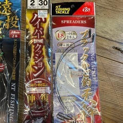 大量、カゴ釣り天秤、クッションの画像