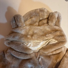 アカチャンホンポ　耳付きフリースロンパース 70-80cmの画像