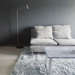 【IKEA ソーデルハムン ソファ】 （カバー：ヴィーアルプ ベージュ/ブラウン）の画像