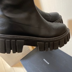 ロングブーツ膝下の画像