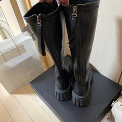 ロングブーツ膝下の画像