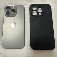 超美品 iPhone 15 Pro 256GB ナチュラルチタニウム　ケース付きの画像