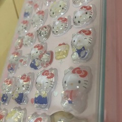 （お取引き先決定）新品　ボンボンドロップシール　kitty キティちゃん　ぷくぷくシール　サンリオの画像