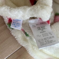 ベビーパジャマ80　冬用の画像