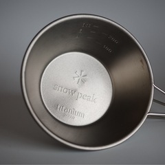 スノーピーク チタン シェラカップ E-104 snow peak 2個セットの画像