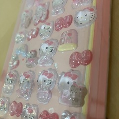 （お取引き先決定）新品　ぷくぷくシール　ボンボンドロップシール　kitty キティちゃん　サンリオ　の画像