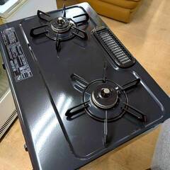 パロマ ガスコンロ IC-S37K-2L LPガス 2023年製 右強火力の画像