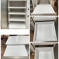 ジモティー限定価格！S740 ⭐三幸ジャパン キッチンカウンター スライドテーブルタイプ 幅89.8cm USED 綺麗の画像