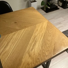 アイアンダイニングテーブル140cmの画像