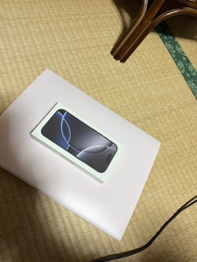 iPhone 付属品 箱のみです iPhone 16 Pro の空箱のみ※スマホ本体・ケーブル等は付属しません (jj