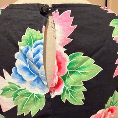 浴衣リメイクワンピースの画像