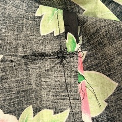 浴衣リメイクワンピースの画像