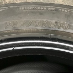 2019年製ヨコハマタイヤ2本　パンク歴なし　205/50R16 Blue Earthの画像