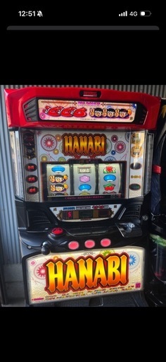 パチスロ実機 ハナビ 花火　HANABI　白夜パネル