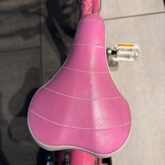 【室内保管/ 超美品】⭐ ︎サンデー・スマイル⭐︎ 16インチ 女の子用自転車 ピンク/ホワイトタイヤの画像