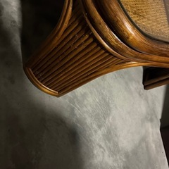 ラタン座卓の画像