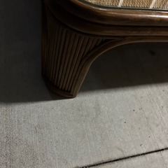 ラタン座卓の画像