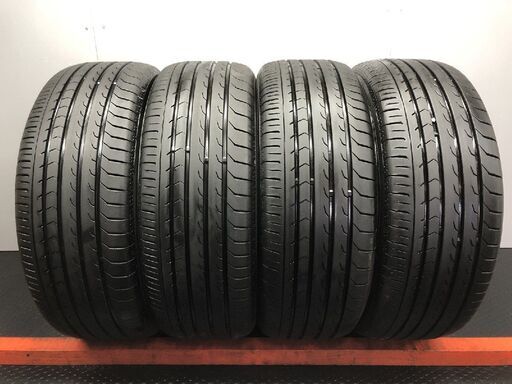 YOKOHAMA BluEarth RV03 225/55R18 18インチ 夏タイヤ 4本 22年製 バリ溝 エルグランド デリカD:5 アウトランダー等　(STF059)