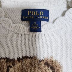 【お取置き中２】ラルフローレン ポロベアニット サイズ:5 シミありの画像