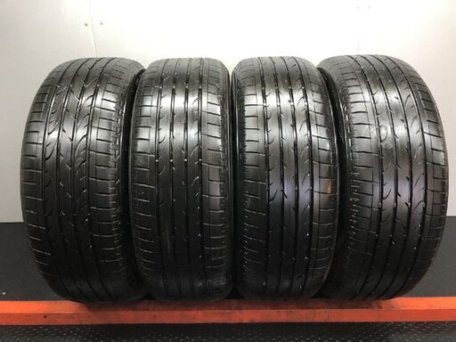 BS BRIDGESTONE DUELER H/P SPORT 225/55R18 18インチ 夏タイヤ 4本 22年製 デリカD:5 アウトランダー エクリプスクロス等　(STK060)