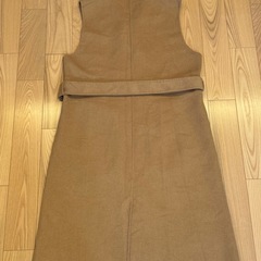 ZARA ベスト　コート　ロング　ベルトの画像