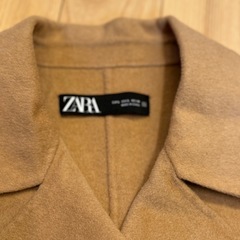 ZARA ベスト　コート　ロング　ベルトの画像