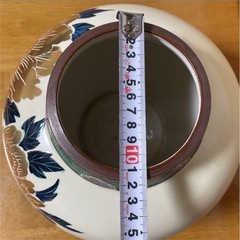 九谷焼　廣仙　花瓶　花器の画像