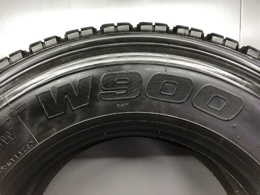 札幌発引取OK BRIDGESTONE W900 11R22.5 16PR 22.5インチ トラックタイヤ スタッドレス 1本 23年