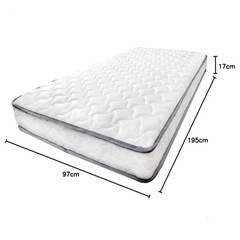 シングルマットレス（97×195×17cm）の画像
