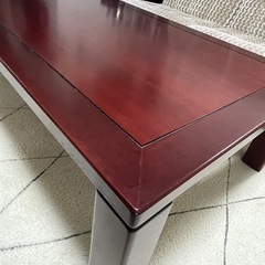 木製　ローテーブルの画像