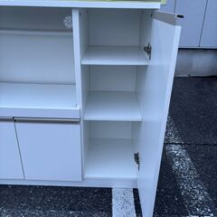 NITORI ニトリ レンジ台フォルムN RE9090 ホワイトの画像