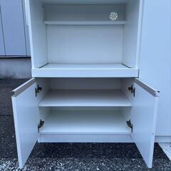 NITORI ニトリ レンジ台フォルムN RE9090 ホワイトの画像