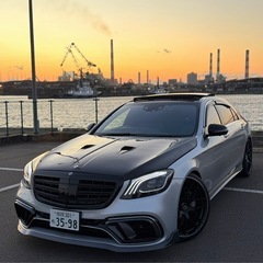 ご成約ありがとうございました！フルカスタム！ 後期仕様 メルセデス ベンツ Sクラス S300h ロング ショーファーPKG 軽油 ディーゼル 低燃費 AMG BRABUS W222の画像