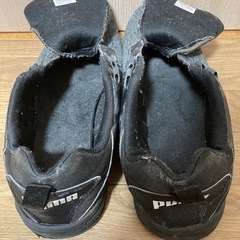【使用感あり･靴紐なし】PUMA プーマ ワイドスニーカー 27.5cmの画像