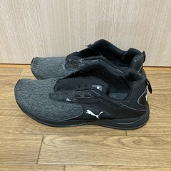 【使用感あり･靴紐なし】PUMA プーマ ワイドスニーカー 27.5cmの画像