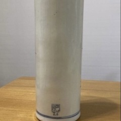 レトロな寸胴 筒形 花瓶【肥26】の画像