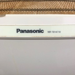 【中古】パナソニック 2ドア冷蔵庫 NR-TB147W-HGの画像