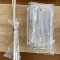 【12/21まで】山善(YAMAZEN) キッチンラック 突っ張り 幅30 ホワイト TKRO-304*(WH)の画像