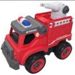 くみたておもちゃ　消防車の画像