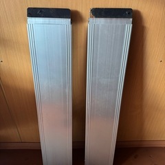 車いす用スロープ 2本セット 伸縮式 アルミスロープ 
の画像