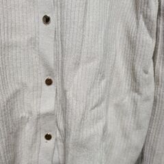 GU　リブカーディガン　アイボリー　XLの画像