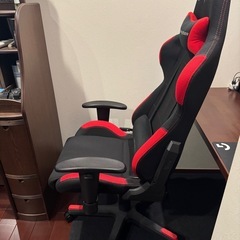 DXRacer ゲーミングチェア レッド ブラック DXR-BKNの画像