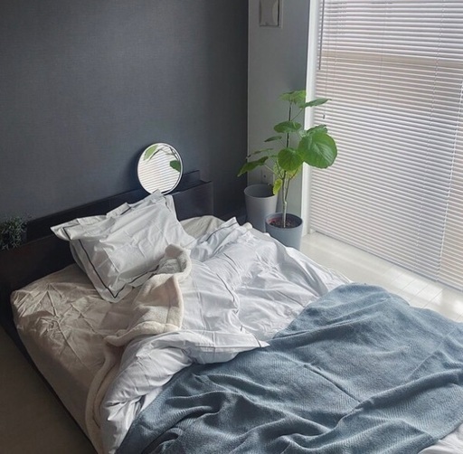 フロアベッド／フレーム＋マットレスセット／コンセント・USB付き