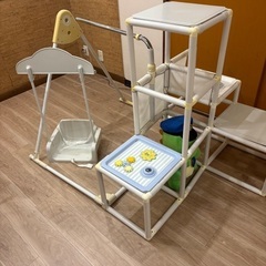 子供用　ジャングルジム　ブランコの画像